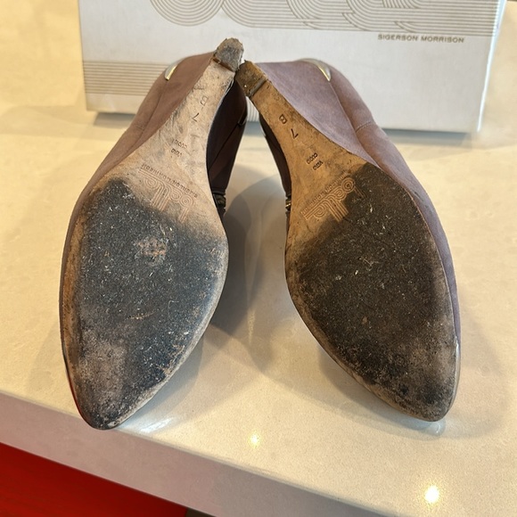 Sigerson Morrison taupe wedges - Picture 5 of 6